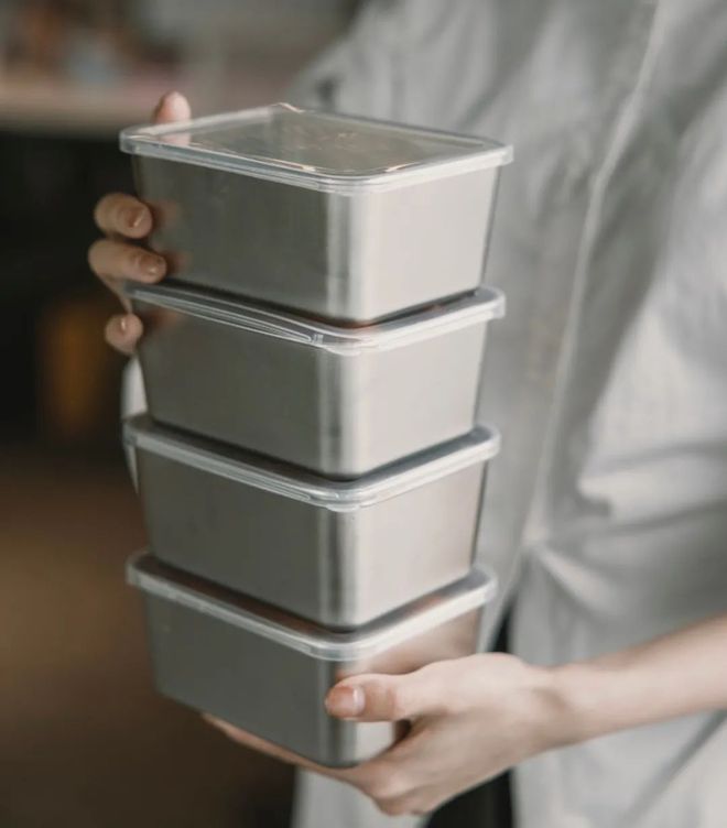 Kaiyun 开云让冰箱大3倍的秘密！399元到手5件！食品级不锈钢保鲜盒卖爆了！(图3)