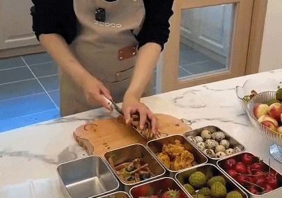 Kaiyun 开云让冰箱大3倍的秘密！399元到手5件！食品级不锈钢保鲜盒卖爆了！(图21)