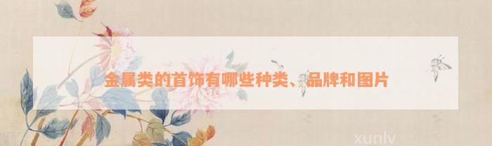 金属物品首Kaiyun 开云体育饰有哪些(图4)